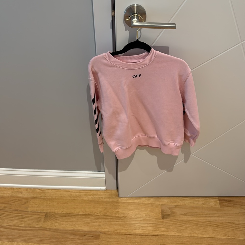 Off-White Pink and Black Crewneck Sweater - Picture 5 of 6
